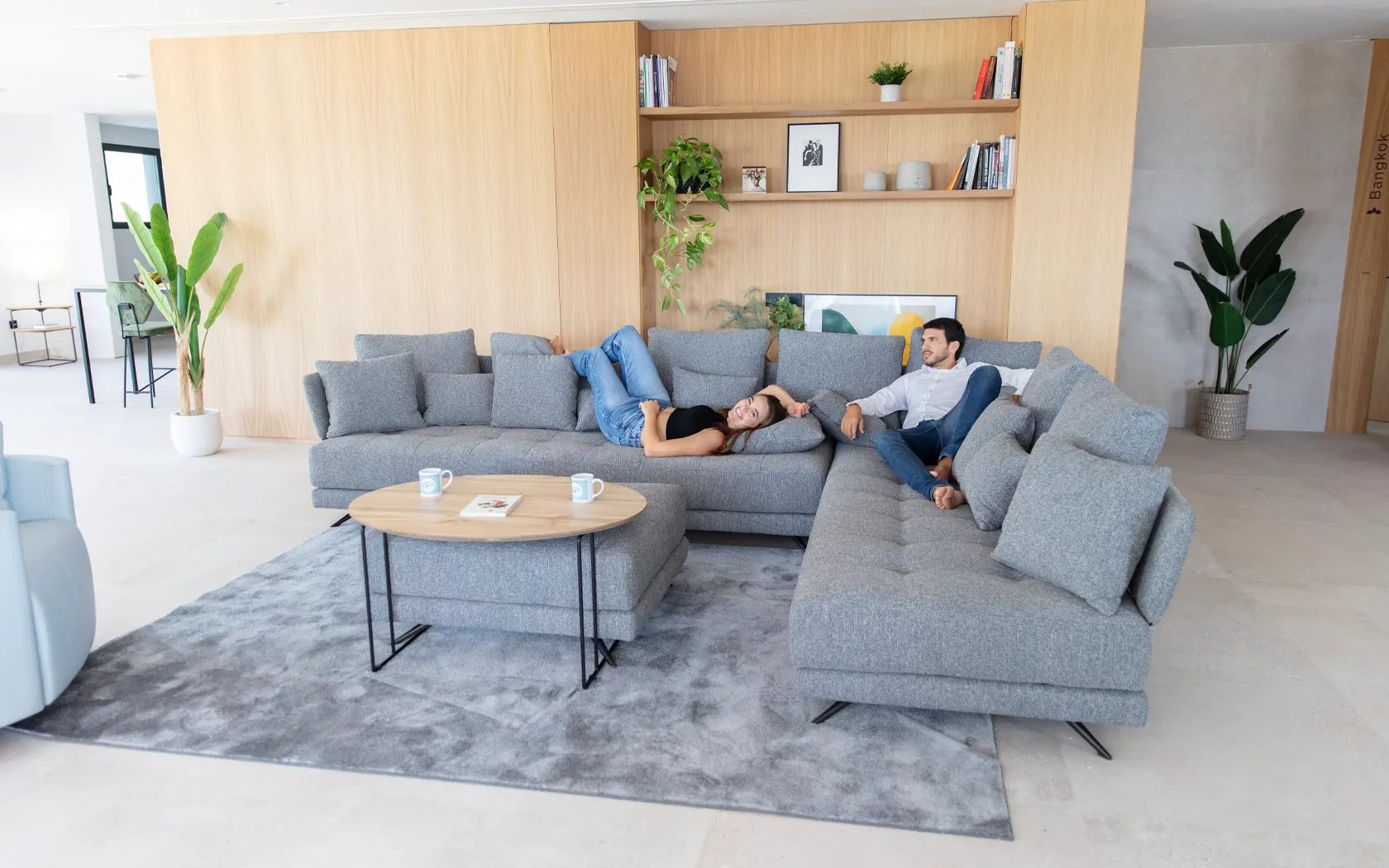 Pacific gray sofa
