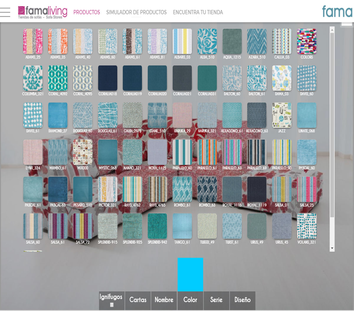 Disfruta eligiendo tu sofá en Famaliving 4