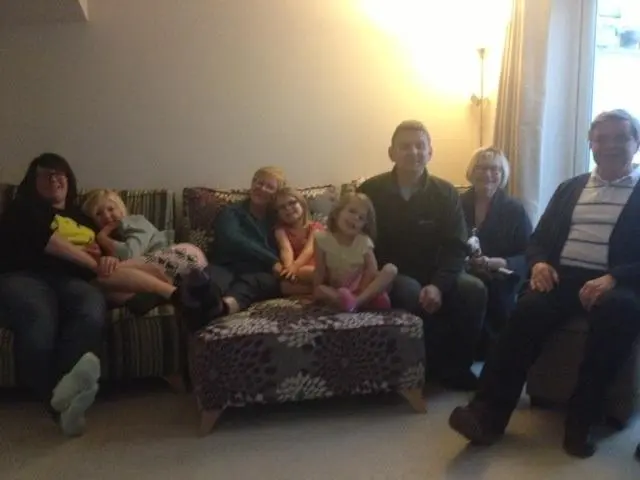 My family get-together on our New Arianne sofa!