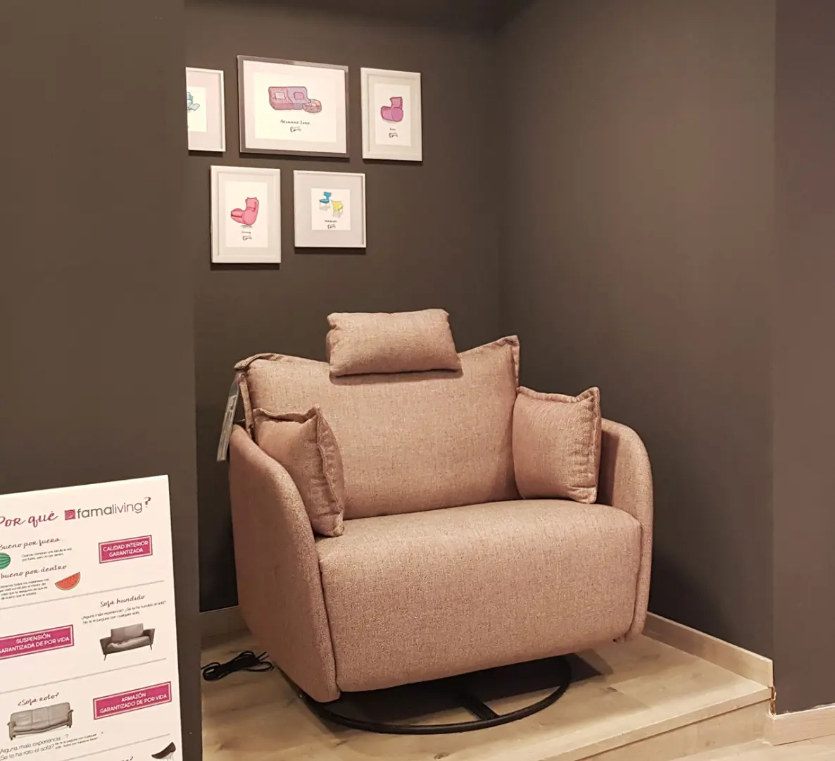 Imágenes tienda Famaliving Barcelona Mallorca
