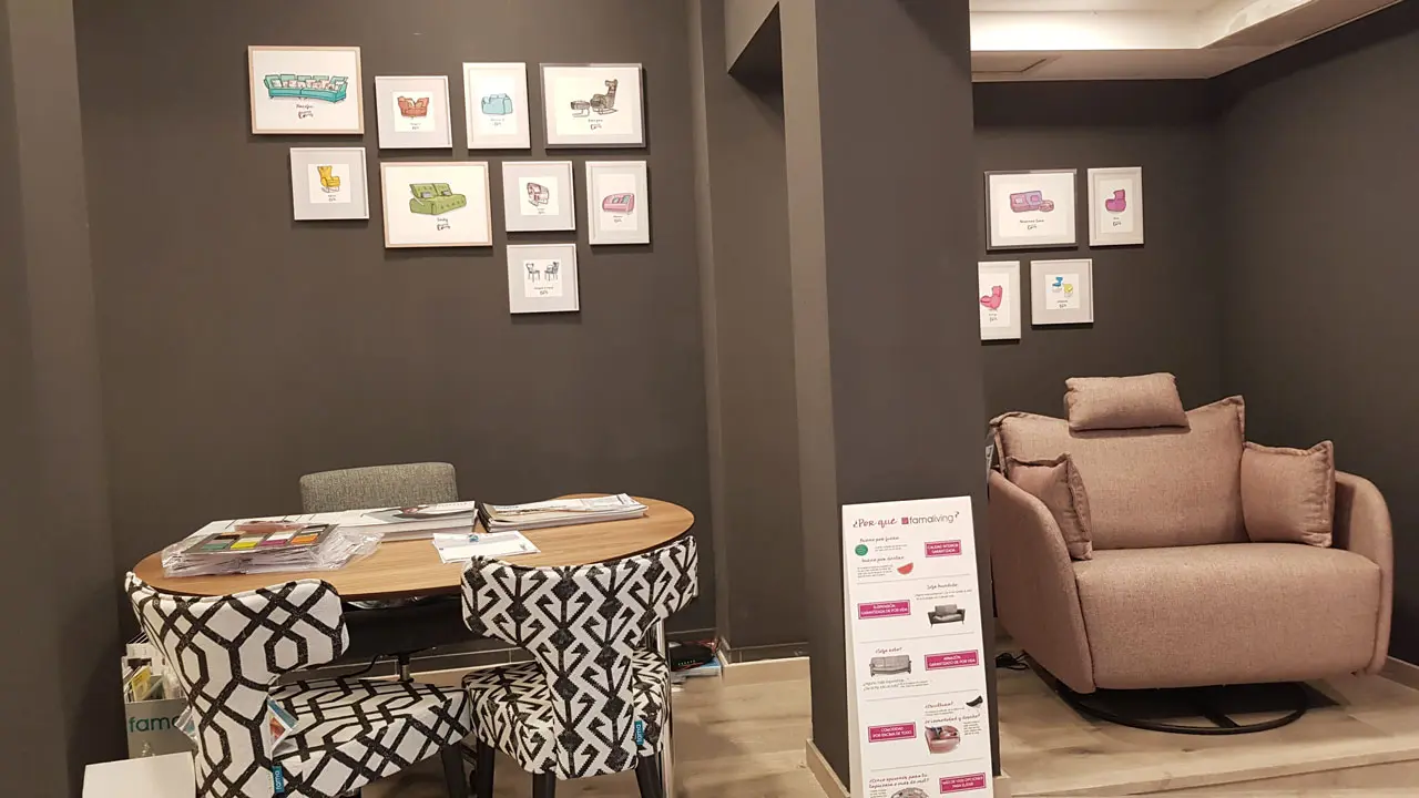 Imágenes tienda Famaliving Barcelona Mallorca