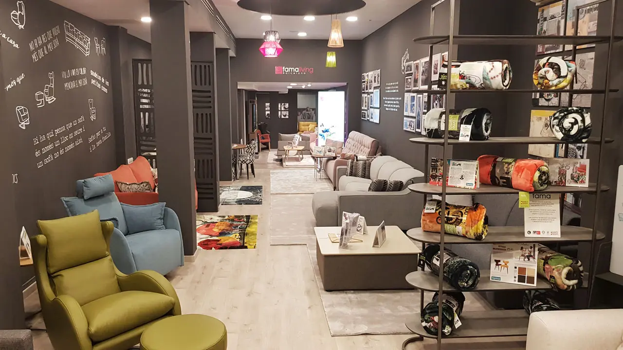 Imágenes tienda Famaliving Barcelona Mallorca