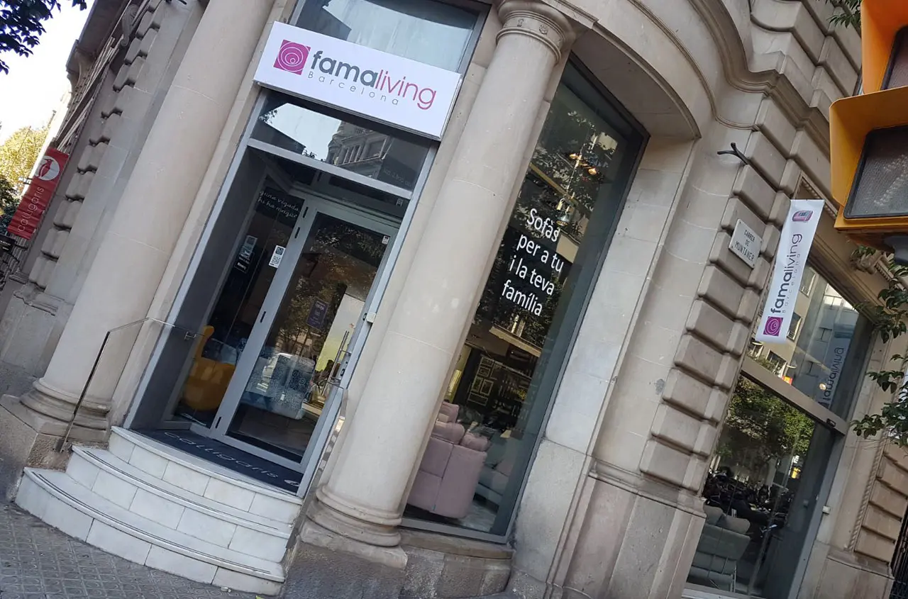 Imagenes tienda Famaliving Barcelona Muntaner