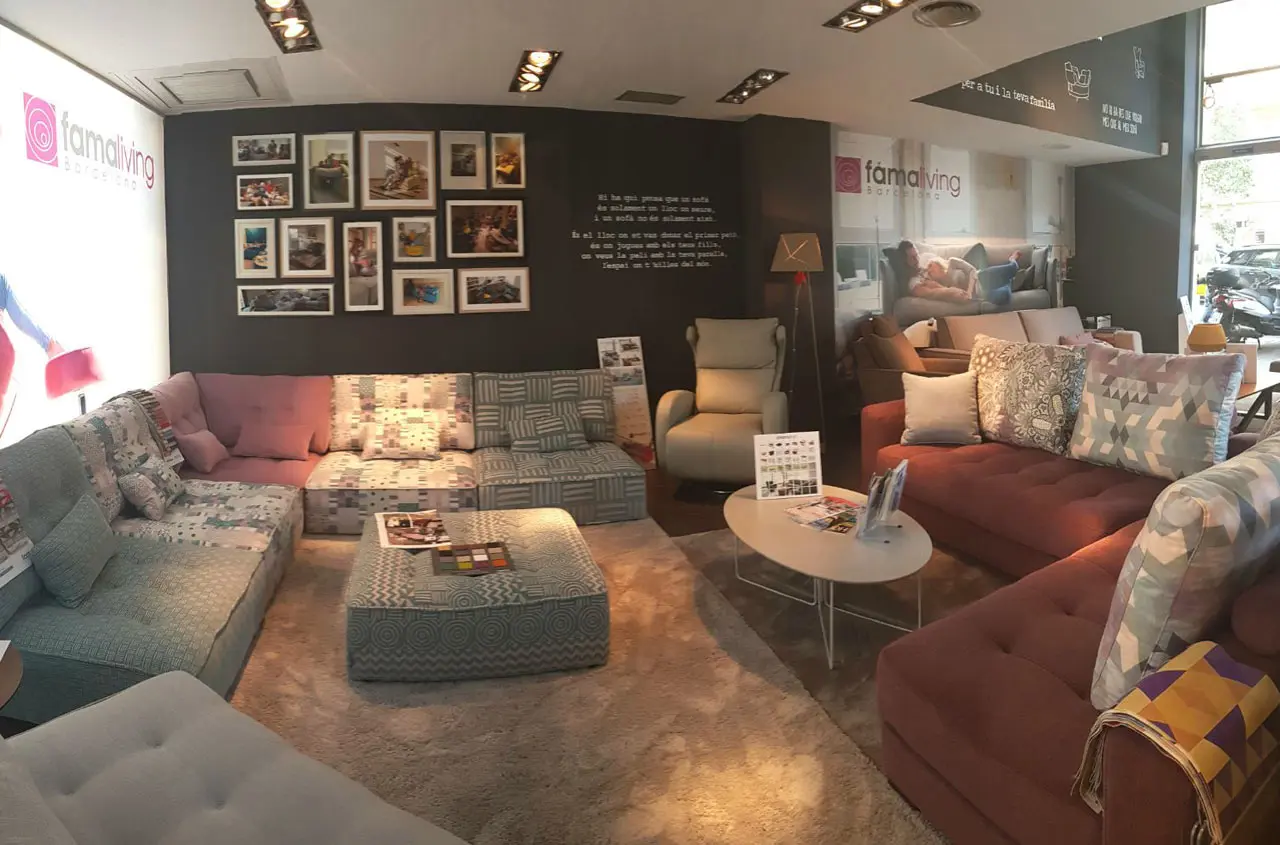 Imagenes tienda Famaliving Barcelona Muntaner