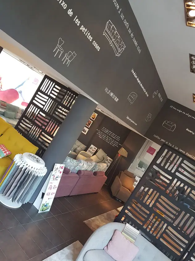 Imagenes tienda Famaliving Barcelona Muntaner