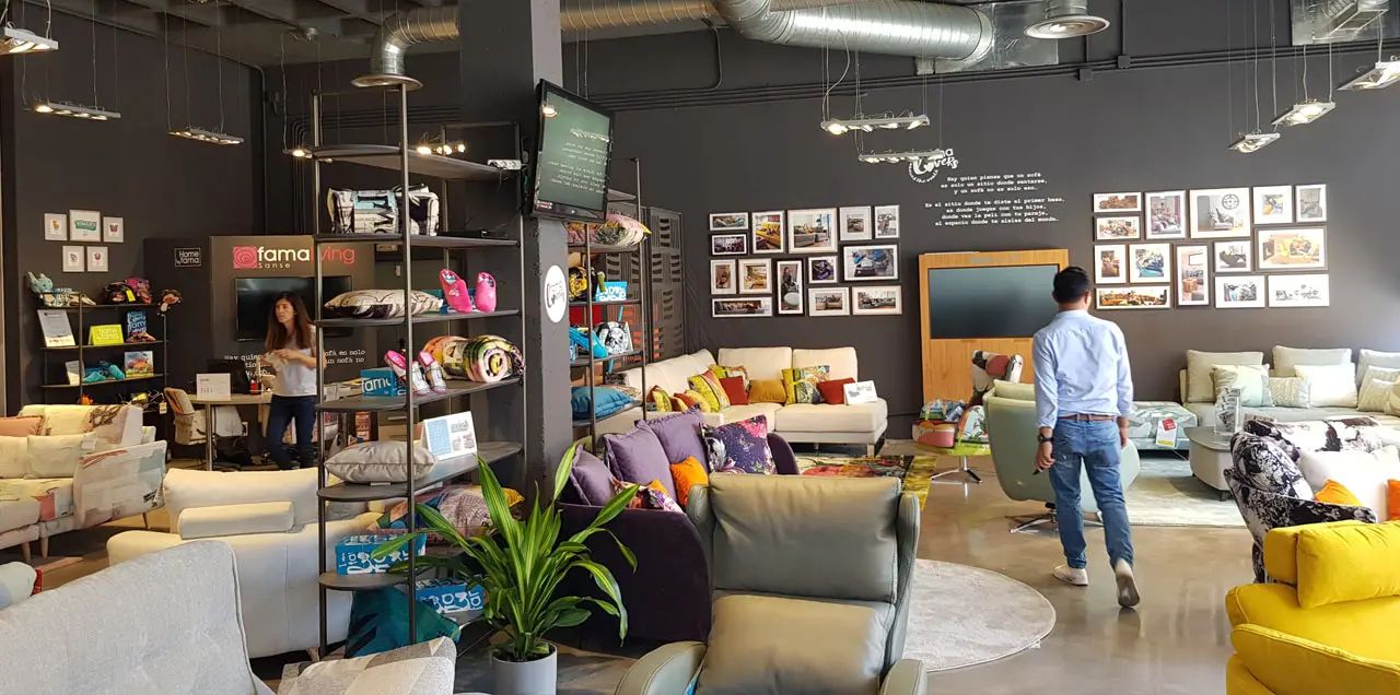 Imagenes tienda Famaliving Madrid Sanse