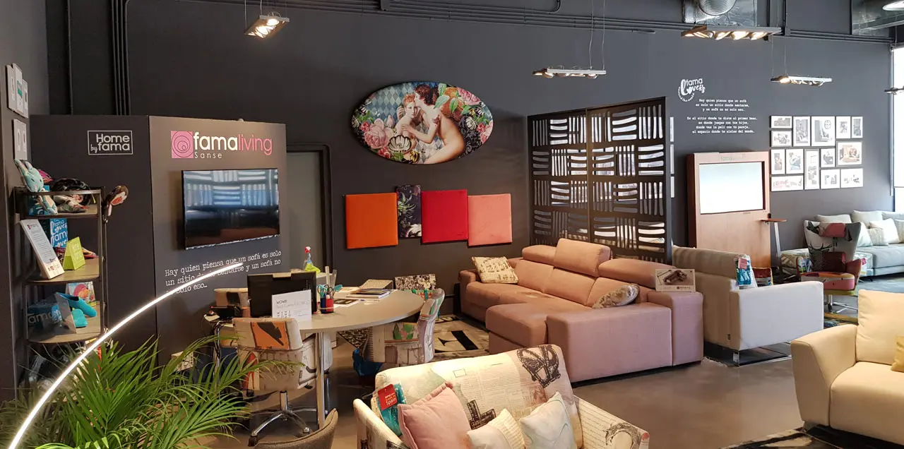 Imagenes tienda Famaliving Madrid Sanse
