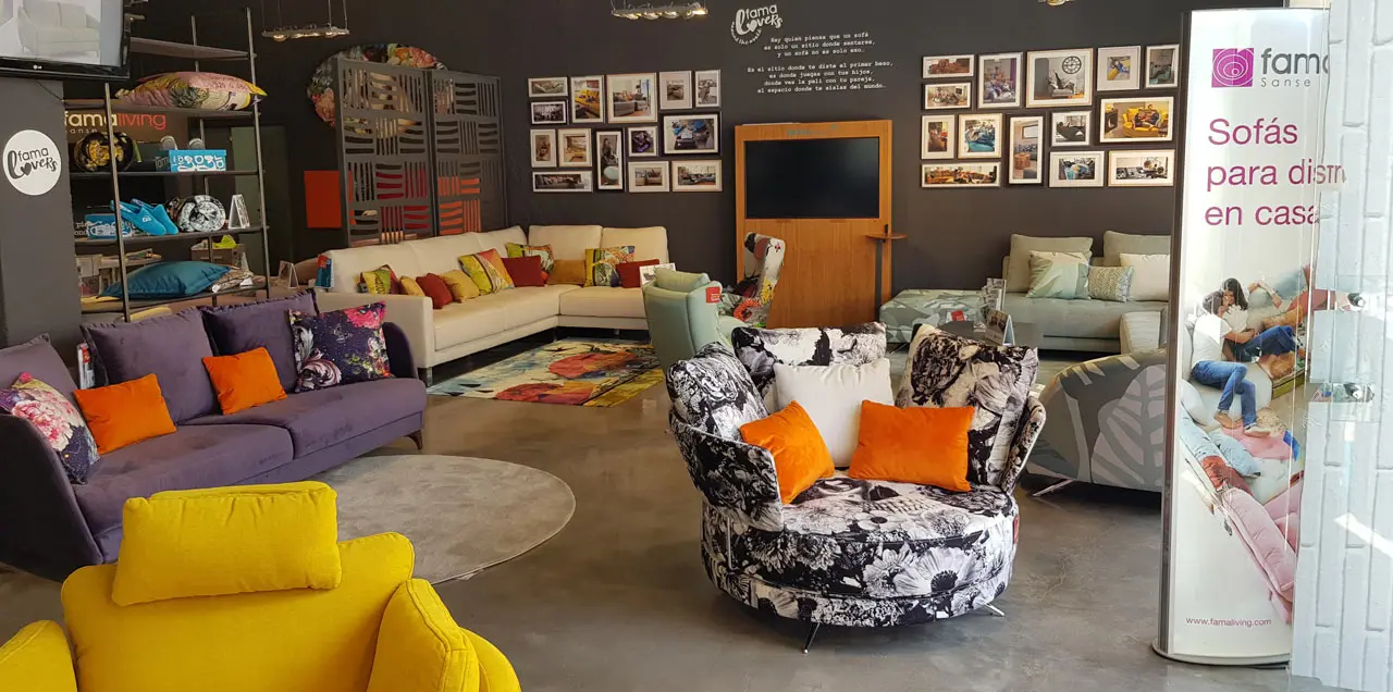 Imagenes tienda Famaliving Madrid Sanse