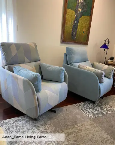 Adan Sillón relax azul fama living ferrol