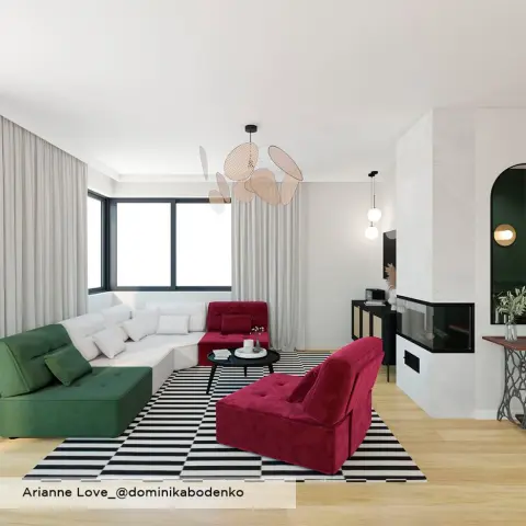 Arianne love verde blanco y rojo dominika bodenko