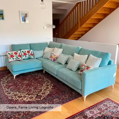 Opera azul claro fama living Logroño