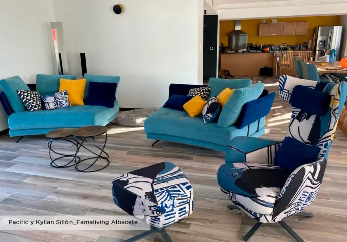 Sofá Pacific y sillón Kylian Famaliving Reims