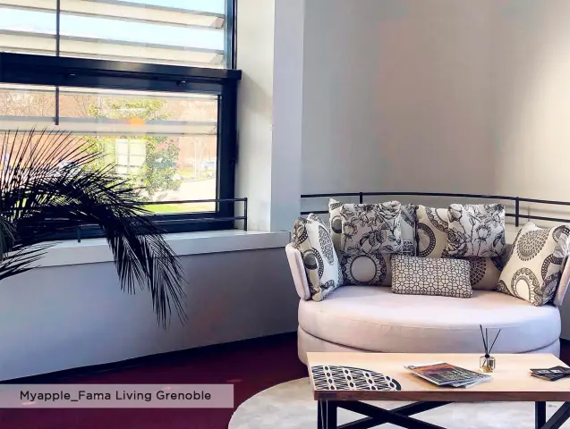 Myapple sillón estampado Fama living Grenoble