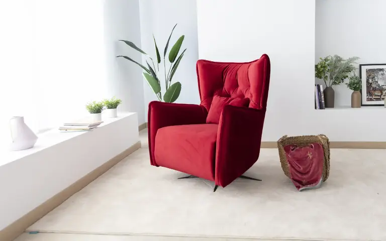 Velsatis terciopelo sofa Fama