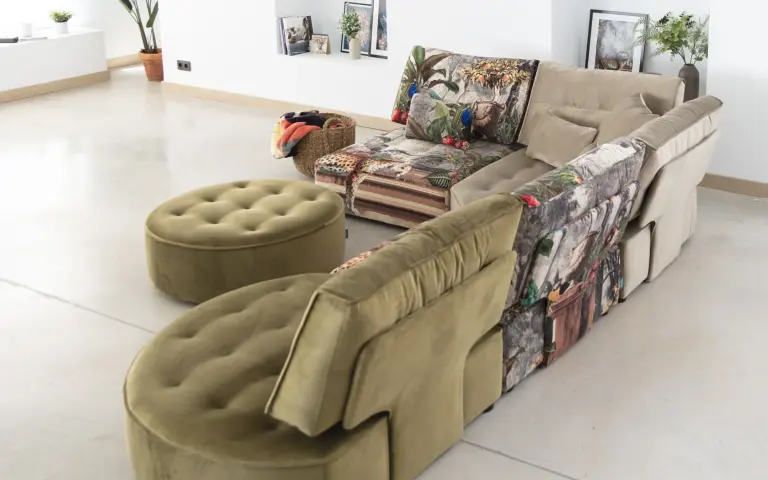 Arianne Love canapé modulaire Fama imprimé La Ligne 29