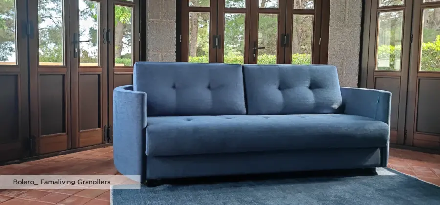 Sofá cama Bolero proyecto interiorismo Famaliving