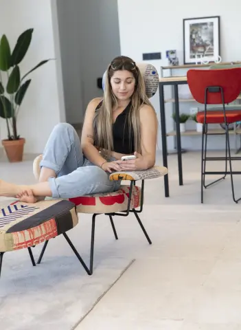 Fourmi adjustable complementary armchair