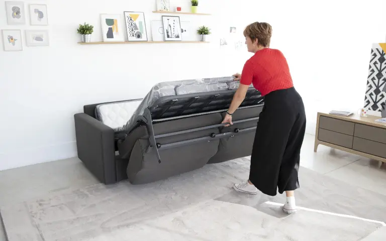 Canapea extensibilă Hermes cu deschidere italiană