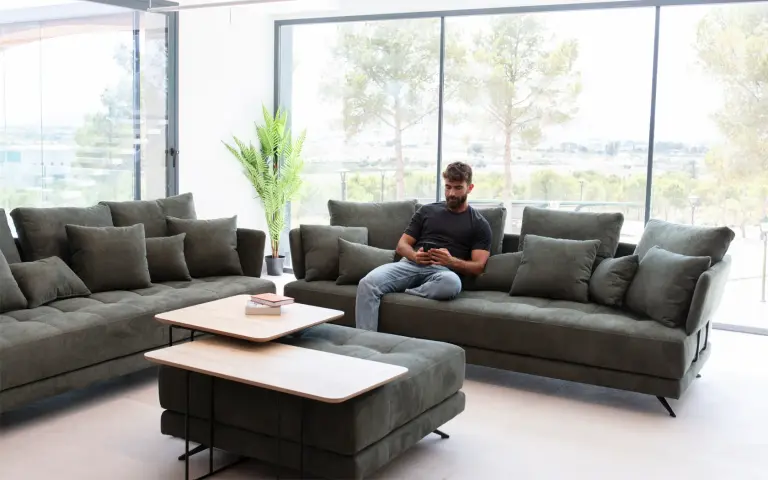 Canapea verde Pacific