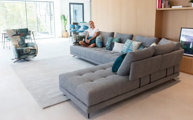 Canapea modulară Pacific cu design chaise longue