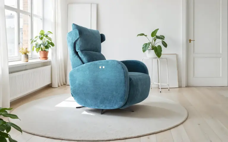 Kim giratorio color azul teal 