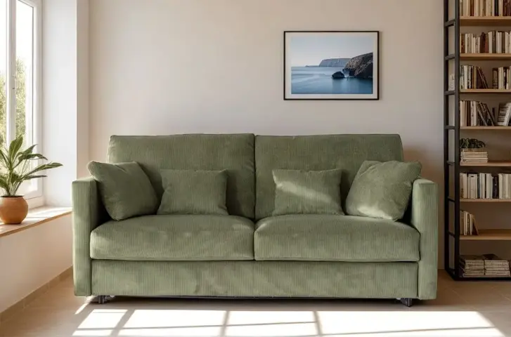 Sofa cama confort y respaldo alto